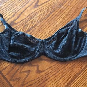 Black lace Victoria Secret bra